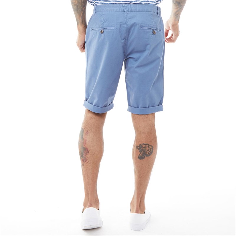 Buy Fluid Mens Chino Shorts Pale Blue