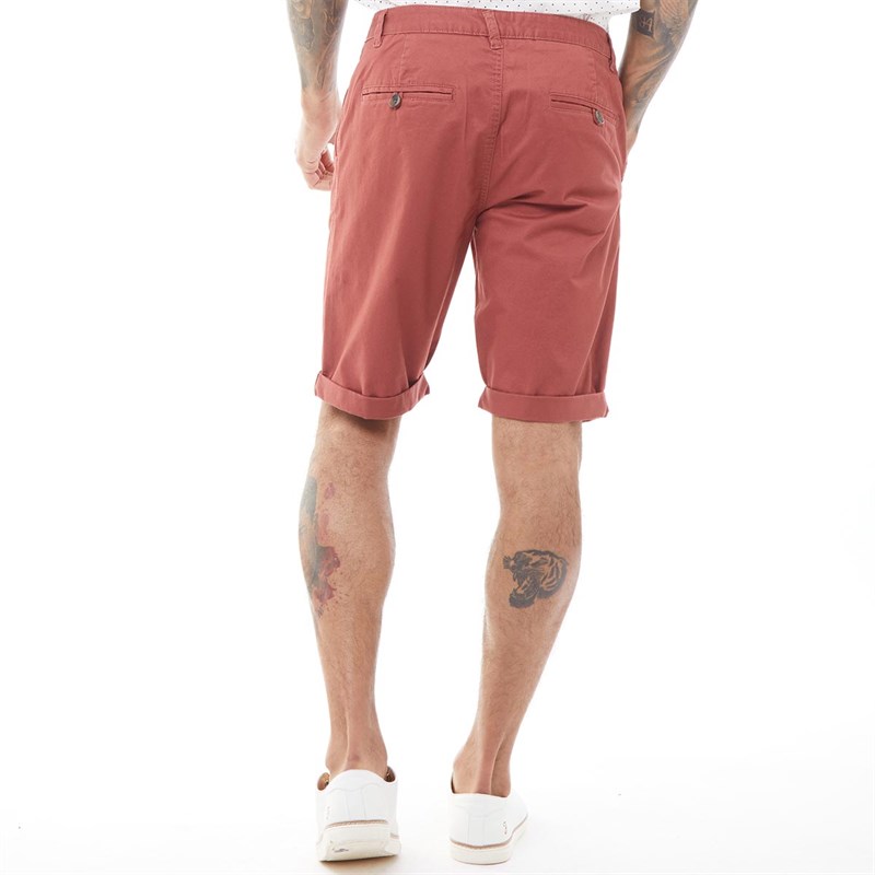 Buy Fluid Mens Chino Shorts Summer Red
