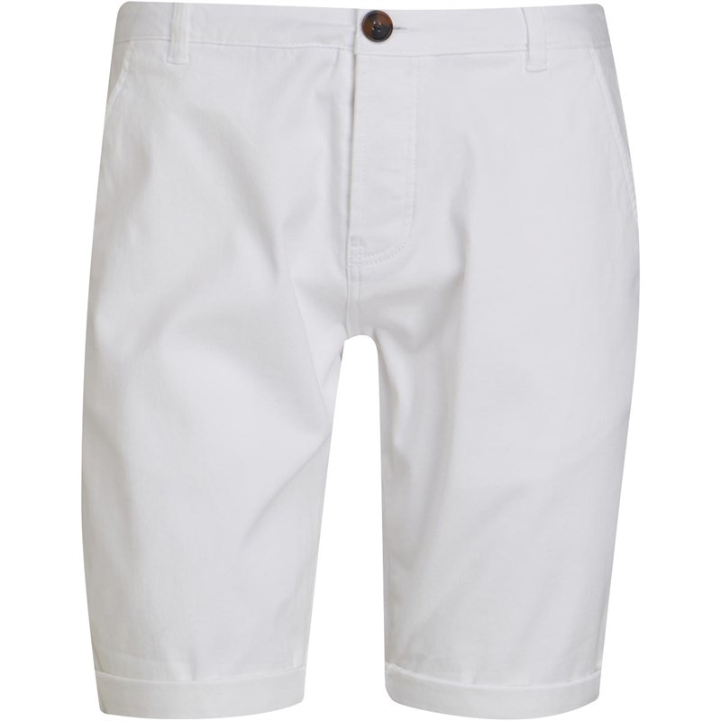 Buy Fluid Mens Chino Shorts White