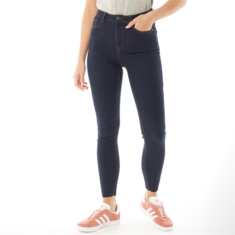 Buy Fluid Womens Denim Skinny Jeans Dark Wash