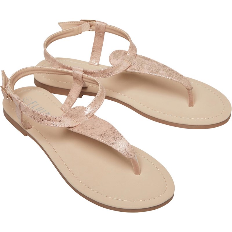 rose gold closed toe sandals