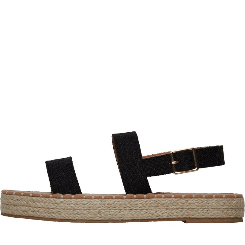 Buy Fluid Womens Espadrille Sandals Black