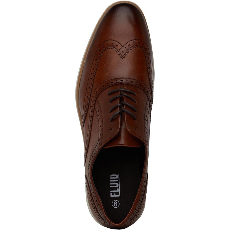 brogues with white soles