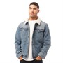 Fluid Mens Sherpa Lined Denim Jacket 