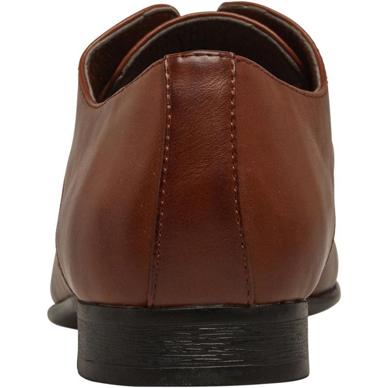 Fluid Mens Wing Tipped Shoes Tan