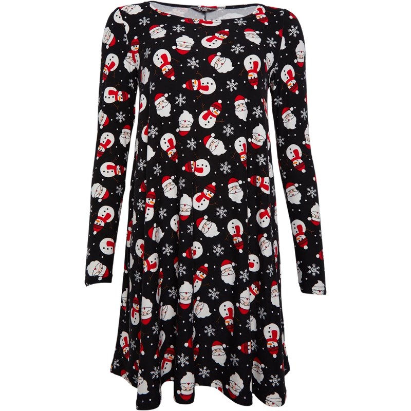 womens swing dress long sleeve