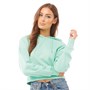Fluid Dames Cotton/Recycled Hoodie Mintgroen
