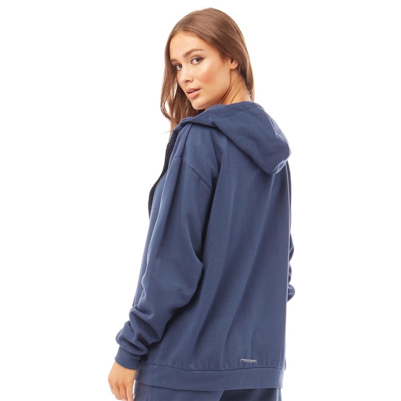 Fluid Womens Cotton / Recycled Polyester Zip Through Hoodie 