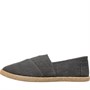 Fluid Mens Heavy Canvas Espadrille Shoes Grey