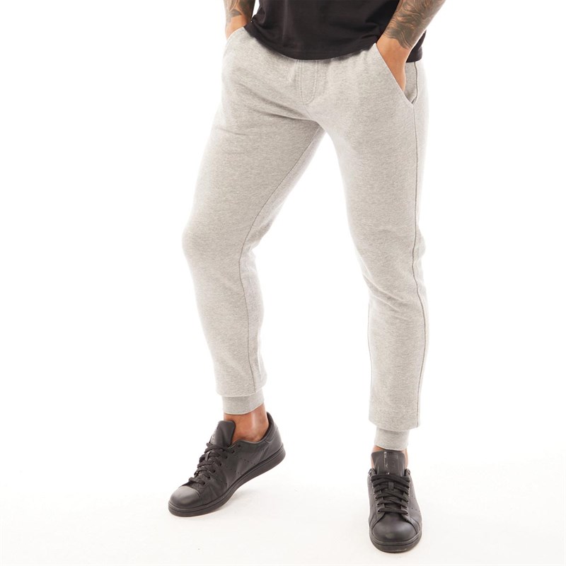 Buy Fluid Mens Skinny Fit Cuffed Fleece Joggers Grey Marl Buy Fluid Mens Skinny Fit Cuffed Fleece Joggers Grey Marl