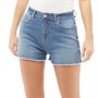 Fluid Damen Shorts Blau