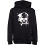 Fluid Junior Skull Foil Print Hoodie Black