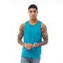 Fluid Mens Plain Muscle Back Vest Turkish Tile