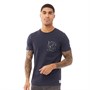 Fluid Mens Printed Pocket T-Shirt Navy
