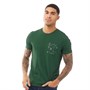 Fluid Mens Printed Pocket T-Shirt Green Bay