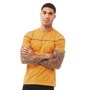 Fluid Tee-Shirt Homme Jaune Moutarde