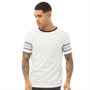 Fluid Mens Sleeve Stripe T-Shirt White