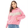 Fluid Damen Kapuzentop Rosa