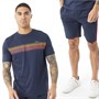 Fluid Ensemble Short et Tee-Shirt Homme Bleu Marine