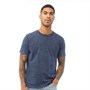 Fluid Mens Acid Wash T-Shirt Blue