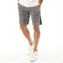 Fluid Mens Checked Cotton Shorts Black Check