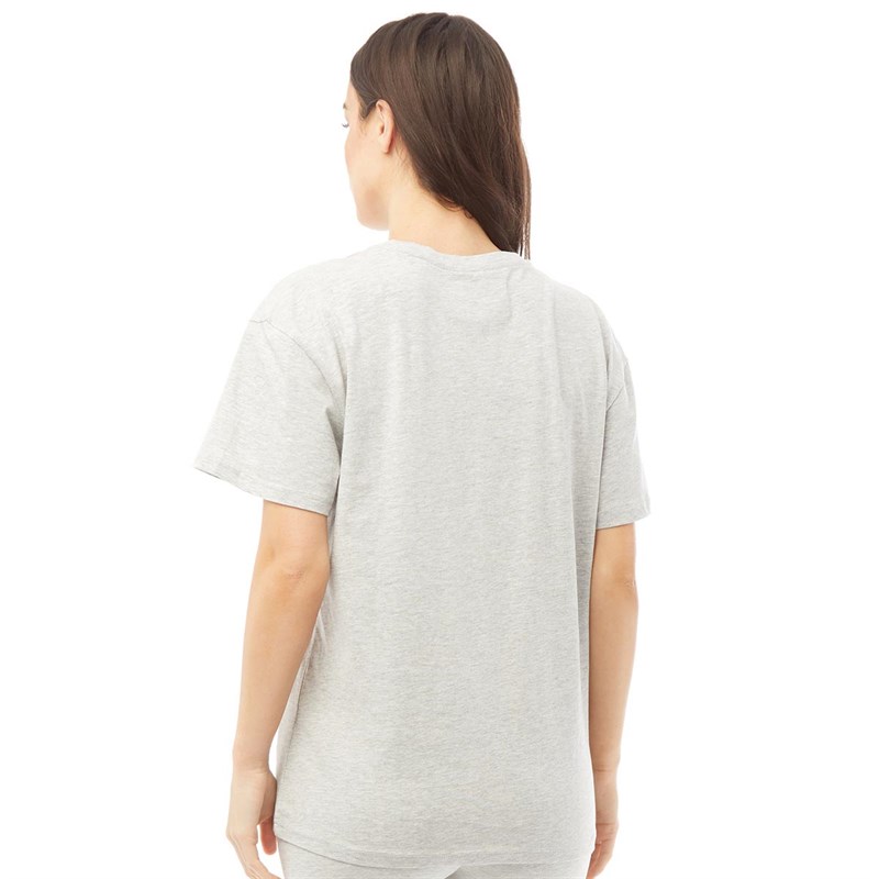 Erin 3/4 Organic Cotton Grey Marl T-Shirt