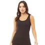 Fluid Womens Organic Cotton Vest Black