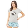Fluid Womens Panda Jersey Shorts PJ Set Multi