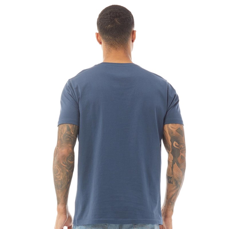 Fluid Mens Organic Cotton T-Shirt Navy