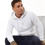 Fluid Mens Cotton/Recycled Polyester Fleece Hoodie White