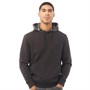 Fluid Mens Camo Print Hoodie Black/Charcoal Camo