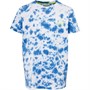 Fluid Junior Tie Dye T-shirt Blue/White