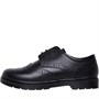 Fluid Junior Leather Lace Up Shoes Black