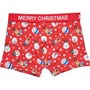 Fluid Junior Novelty AOP Trunks Red