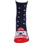 Fluid Womens Novelty Polar Bear Socks Navy