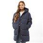 Fluid Junior Hooded Puffer Jacket Navy