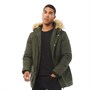 Fluid Herrer Parka Mørk Khaki