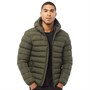 Fluid Męskie Kurtka Puffer Khaki