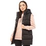 Fluid Womens Longline Padded Gilet Black