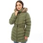 Fluid Damen Steppjacke Khaki