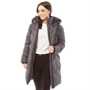 Fluid Damen Chevron Steppjacke Grau