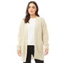 Fluid Dame Chunky Fisherman Cardigan Stengrå