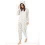 Fluid Womens Bear Onesie Grey