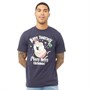 Fluid Mens Christmas Novelty T-Shirt Navy
