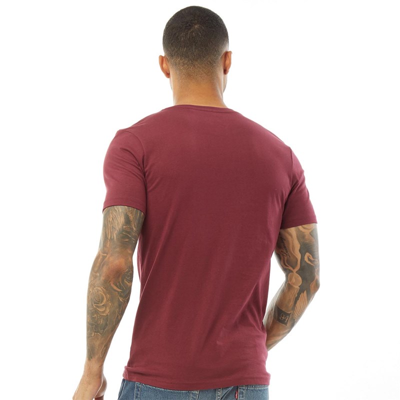 Fluid Herrer T-Shirt Bordeaux