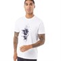 Fluid Mens Skull Print T-Shirt White