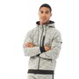 Fluid Mens Space Dyed Zip Through Hoodie Grey