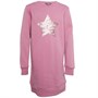 Fluid Junior Sequin Star Longline Sweatshirt Pink