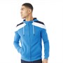 Fluid Mens Fleece Zip Through Hoodie Strong Blue