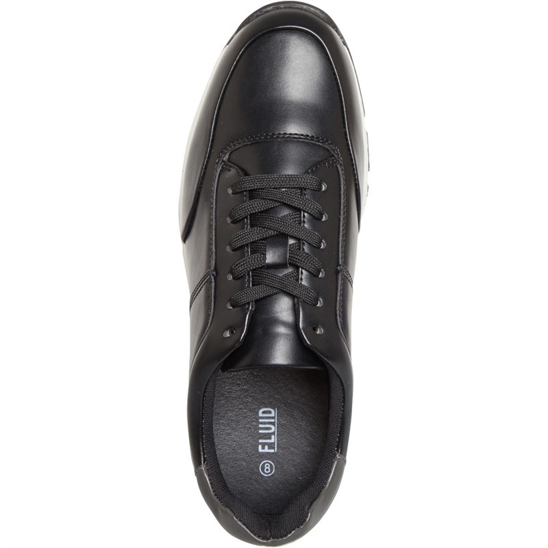 Fluid Mens Trainers Shoes Black
